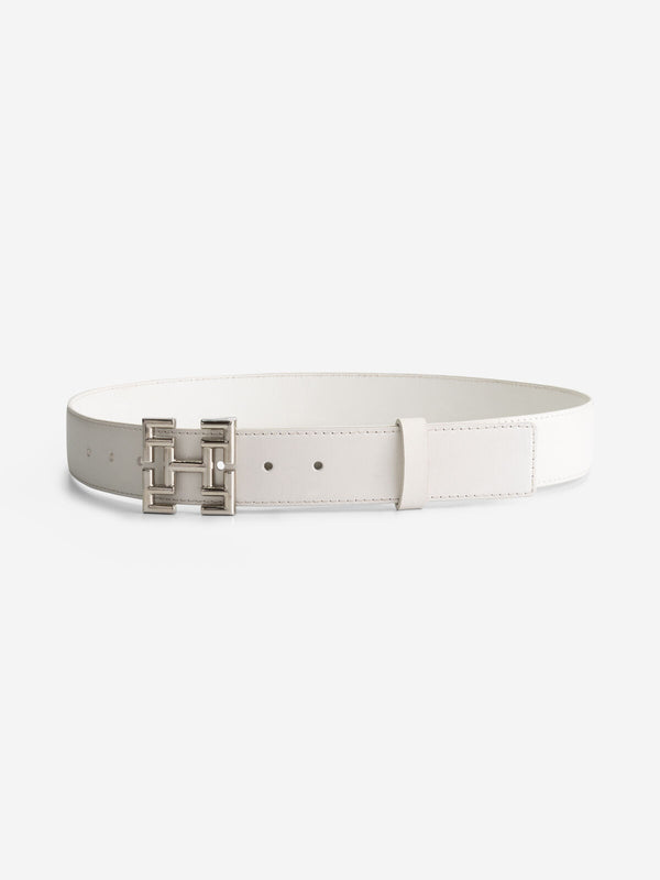 Dana small belt bright white