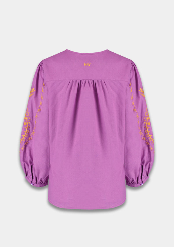 Lois blouse purple
