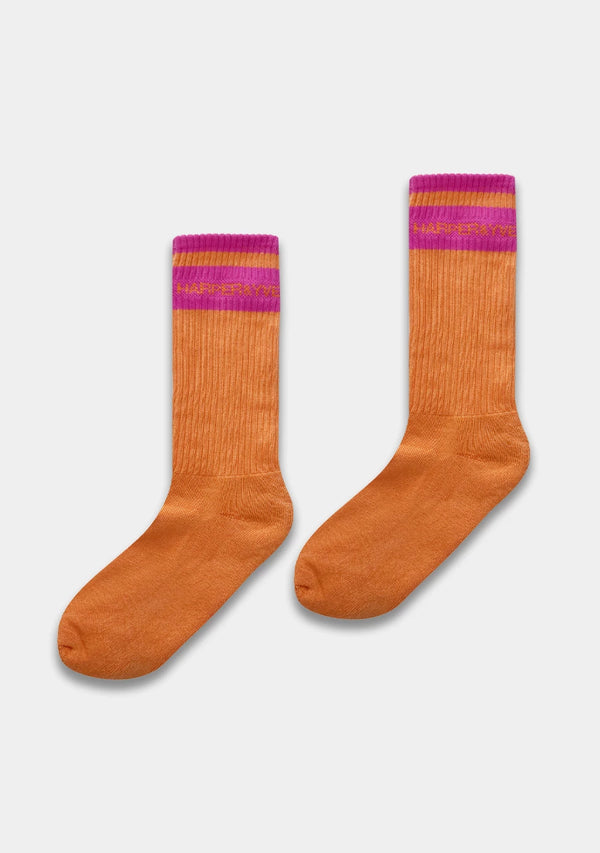 Harper sokken sunset oranje