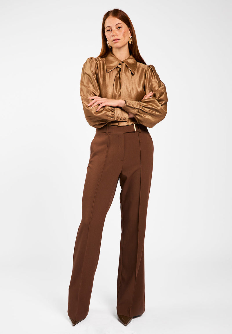 veronne blouse camel