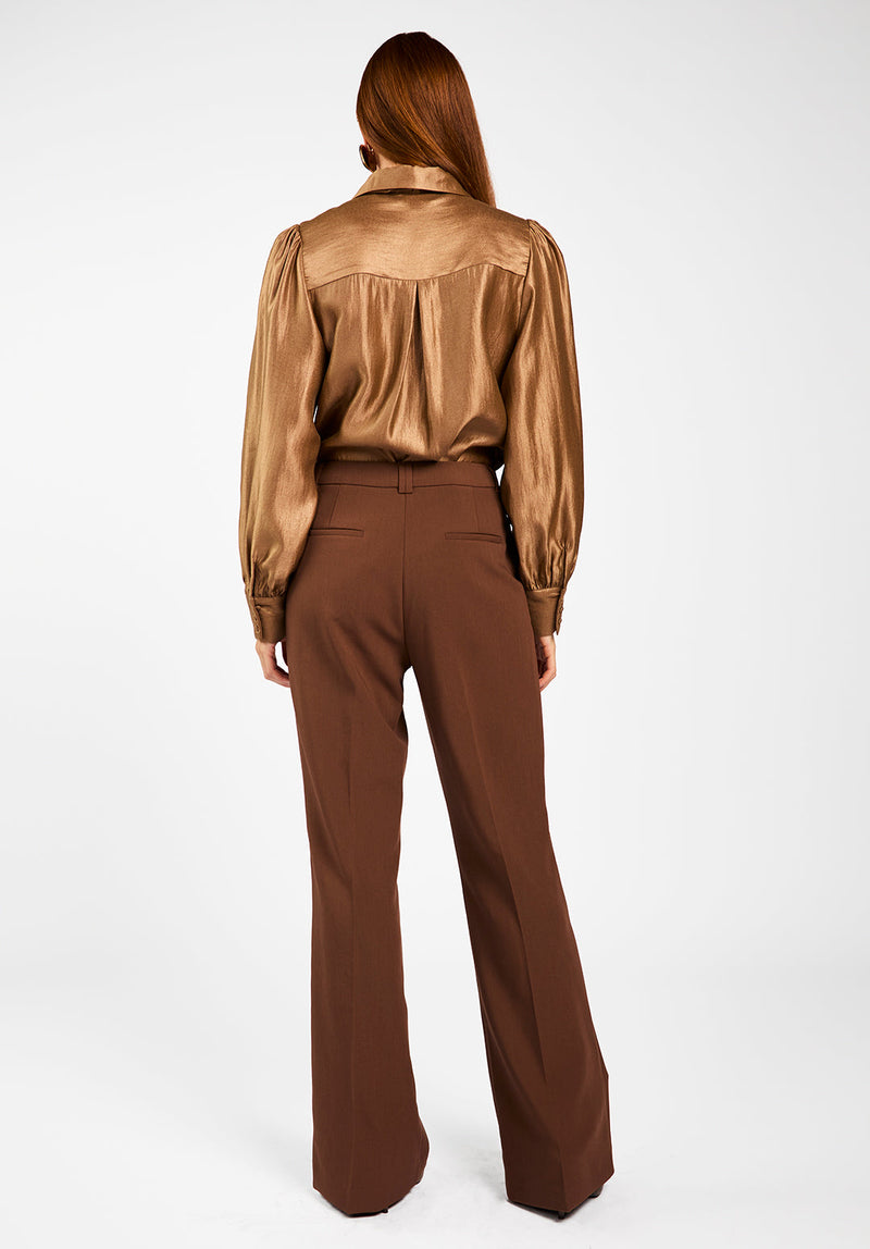 veronne blouse camel