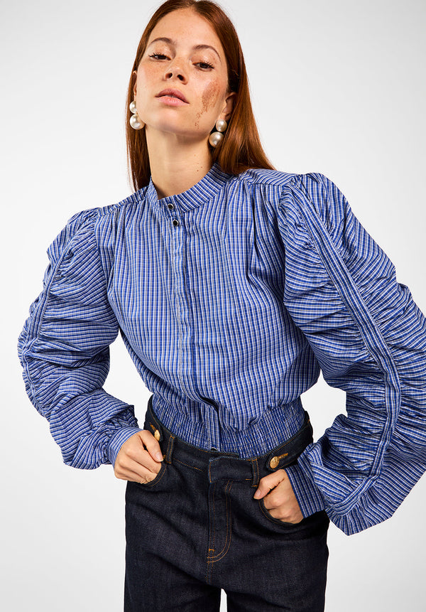 beaudine blouse ocean