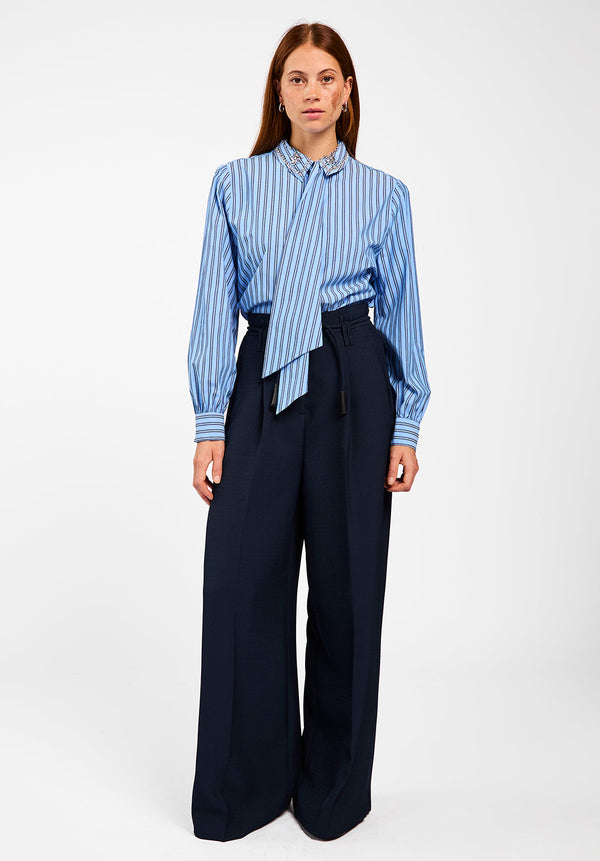 hailey pants office blue