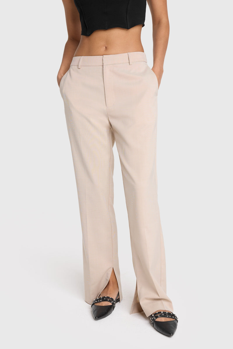 Straight pants sand