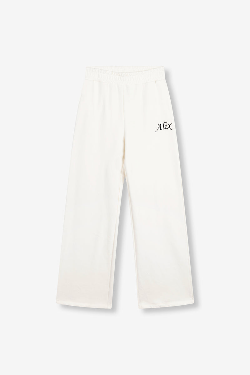 ladies knitted wide leg sweat pants