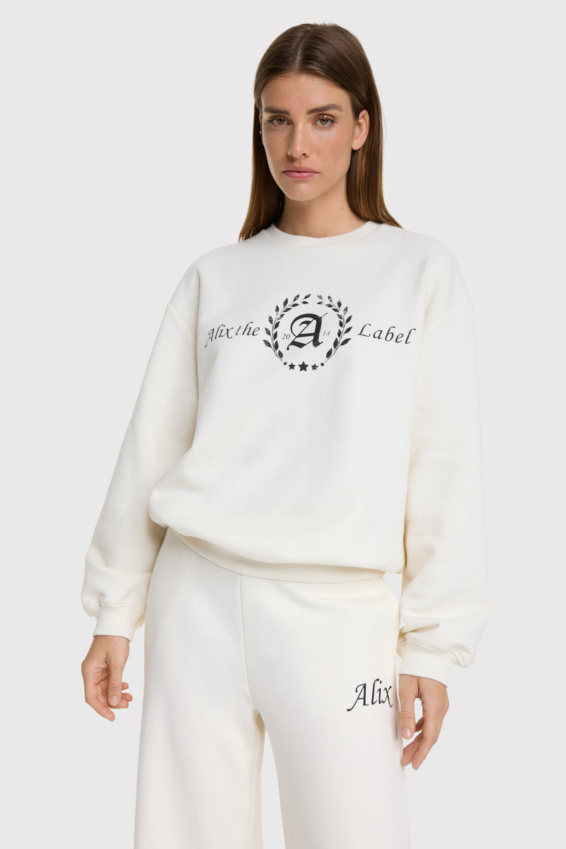 ladies knitted collage sweater