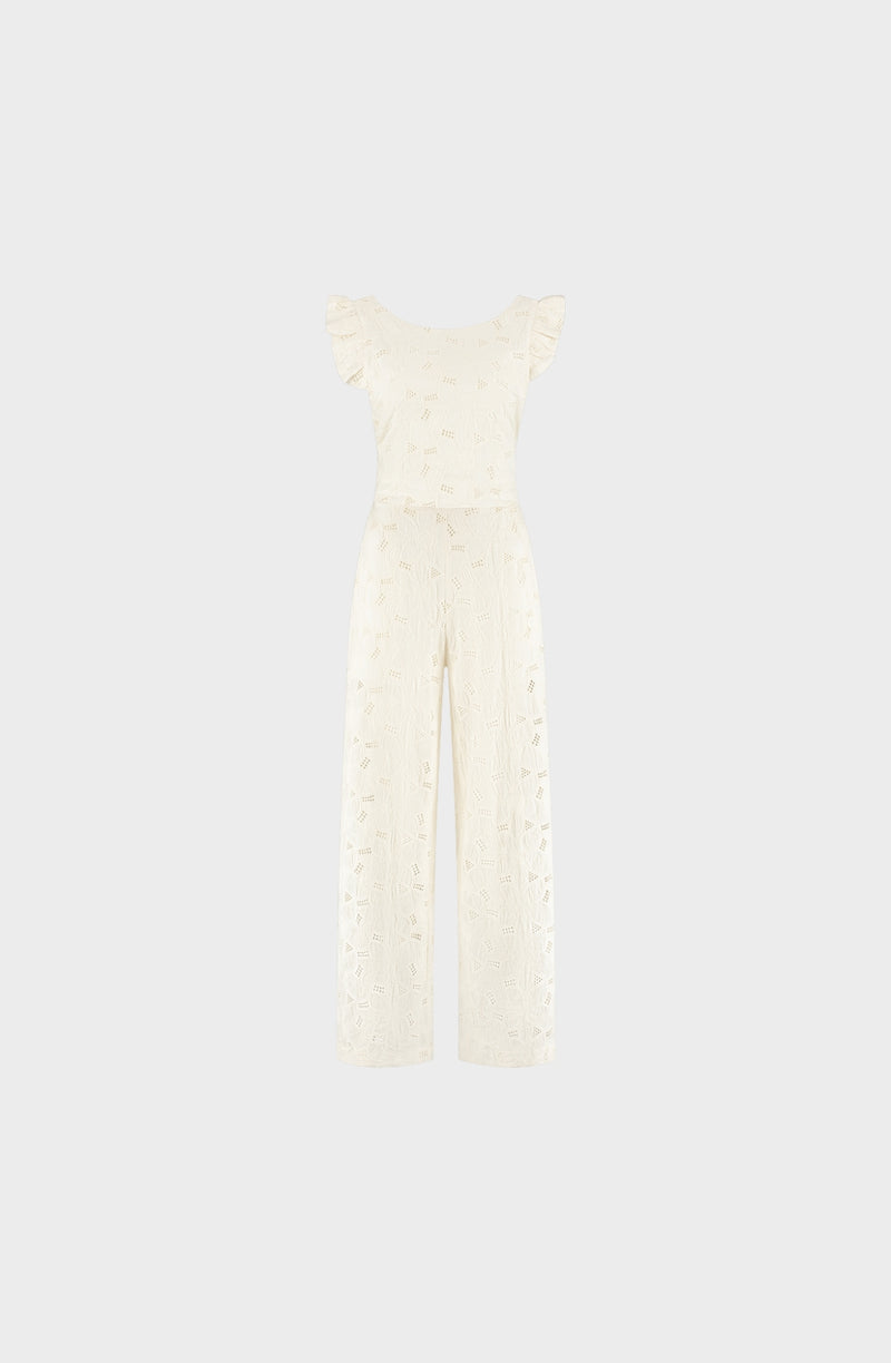 kelly jumpsuit white