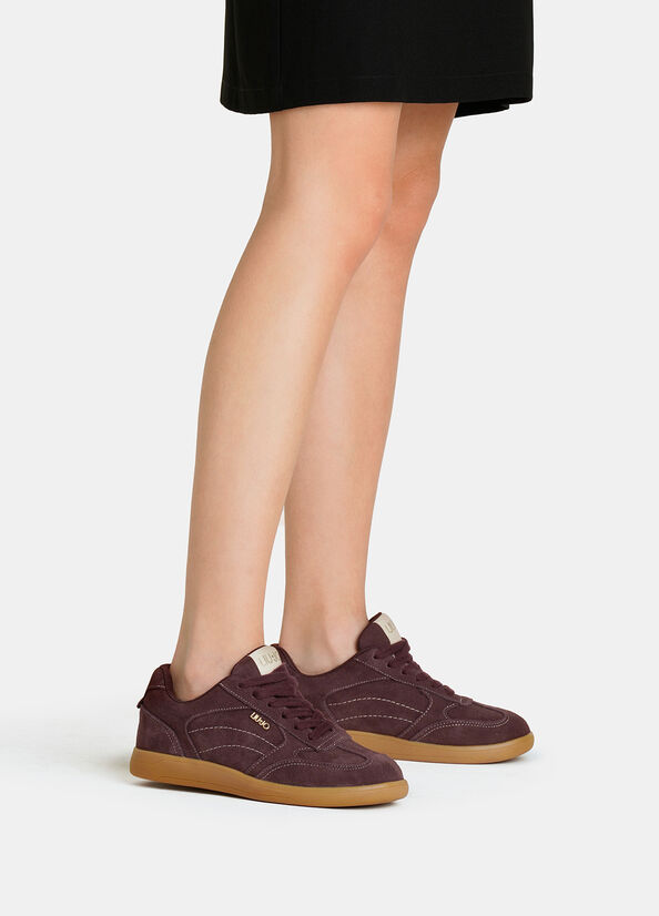 Suede sneakers