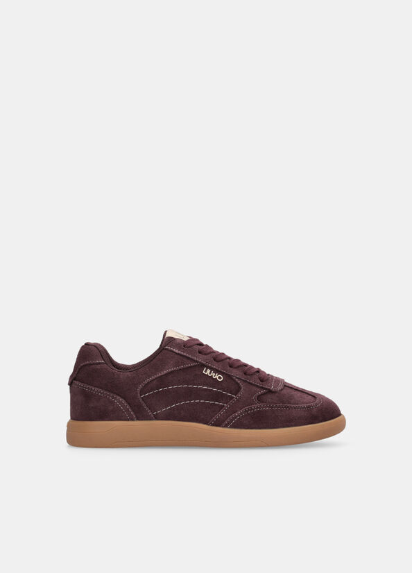 Suede sneakers