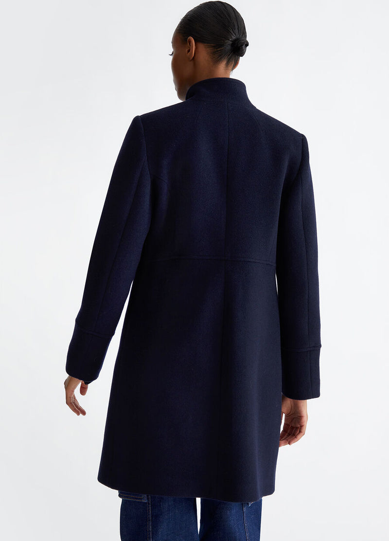 Wool blend coat