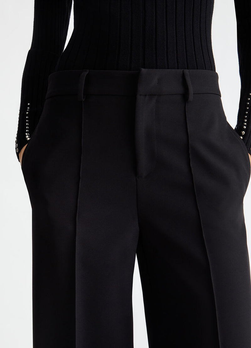 Flare stretch trousers