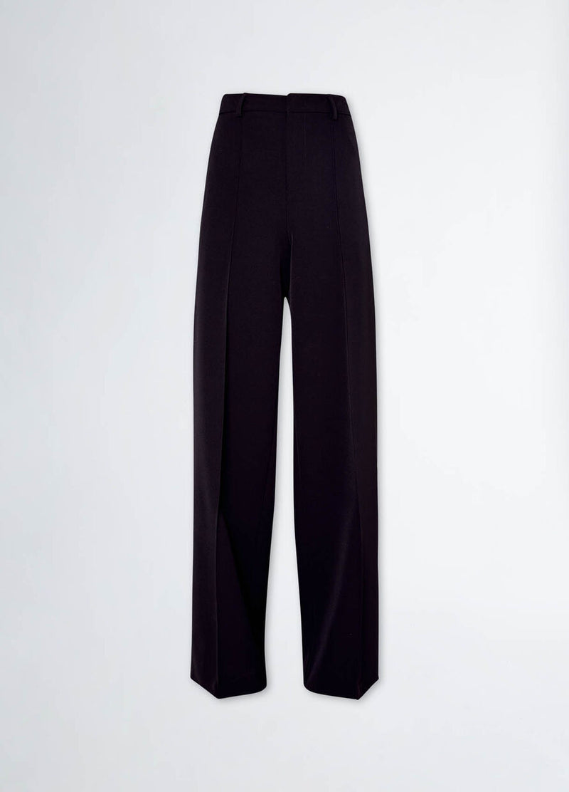 Flare stretch trousers