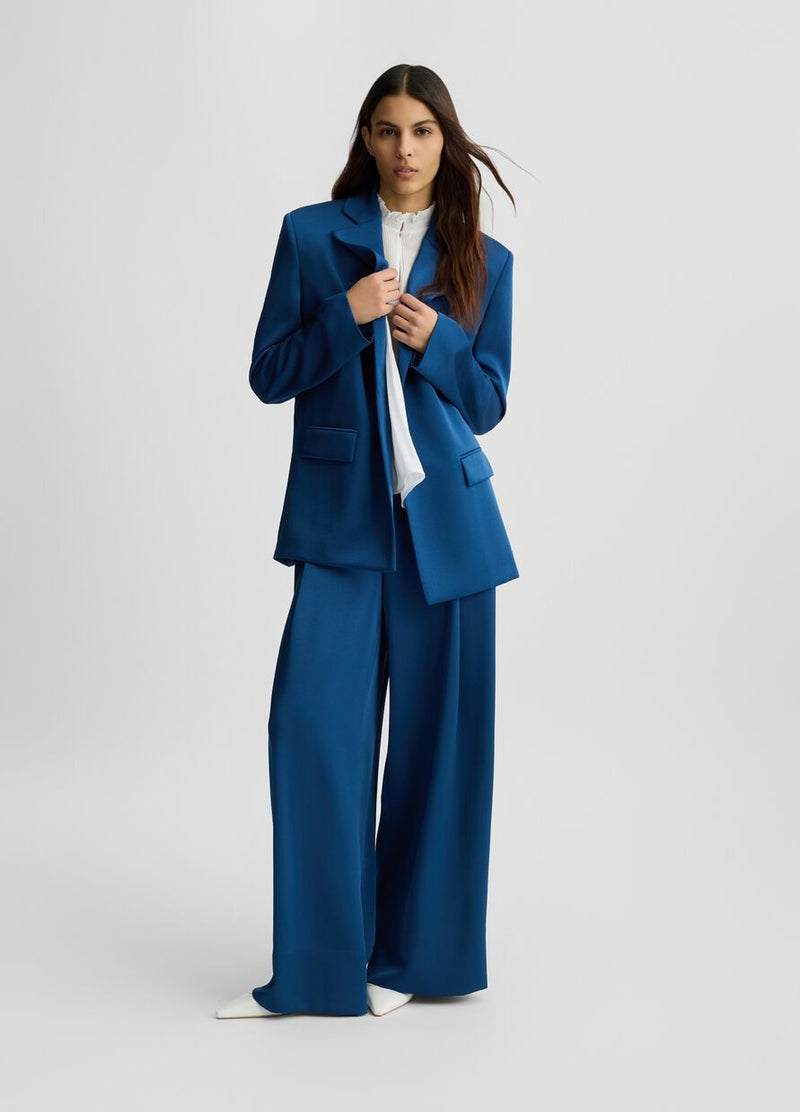 Blue palazzo trousers