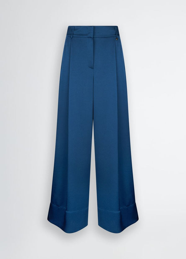 Blue palazzo trousers