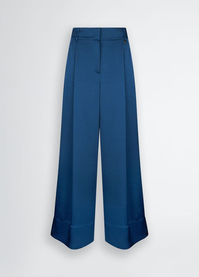 Blue palazzo trousers