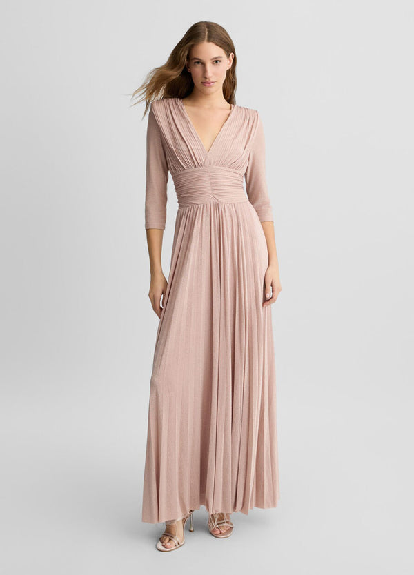 Long pleated dress