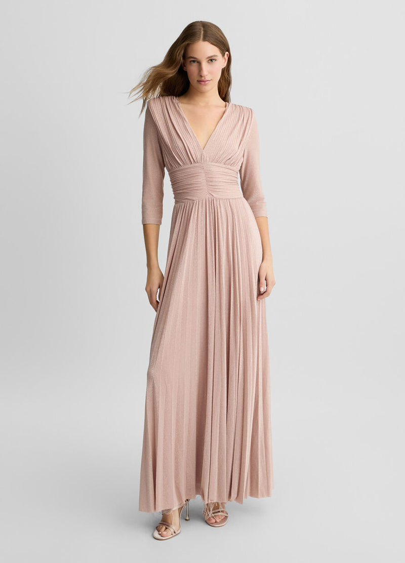 Long pleated dress