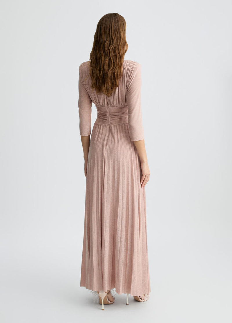 Long pleated dress