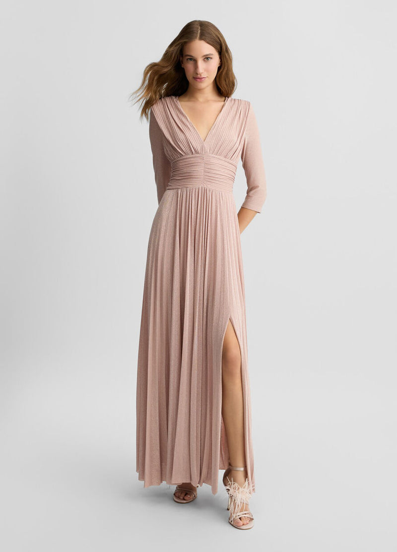 Long pleated dress