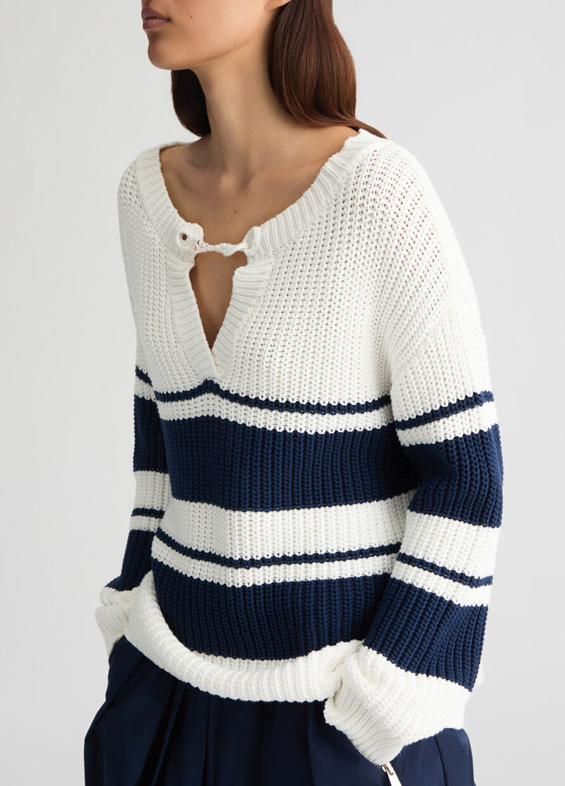 Striped pullover