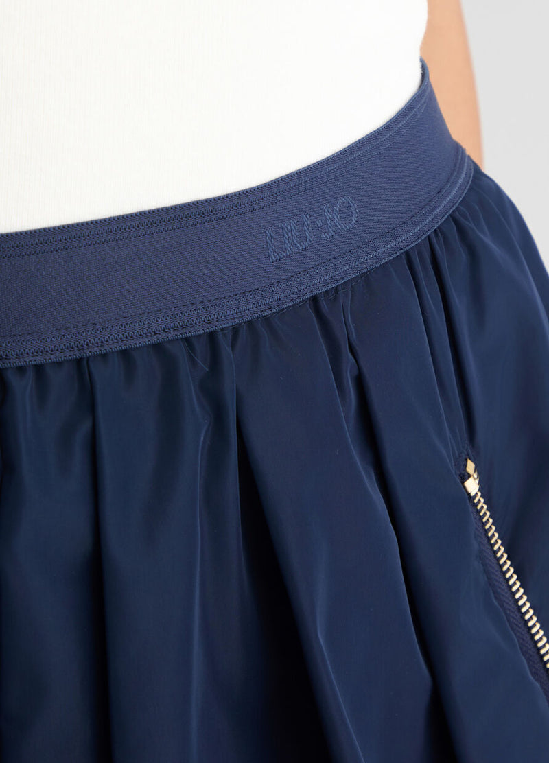 Taffeta miniskirt