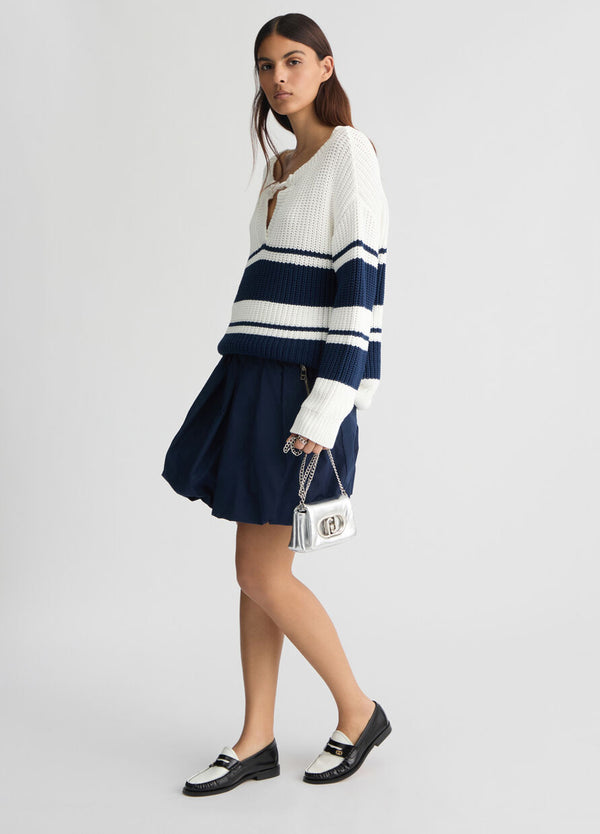Taffeta miniskirt