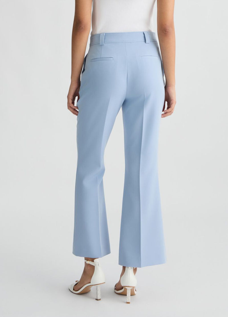 Cropped light blue trousers