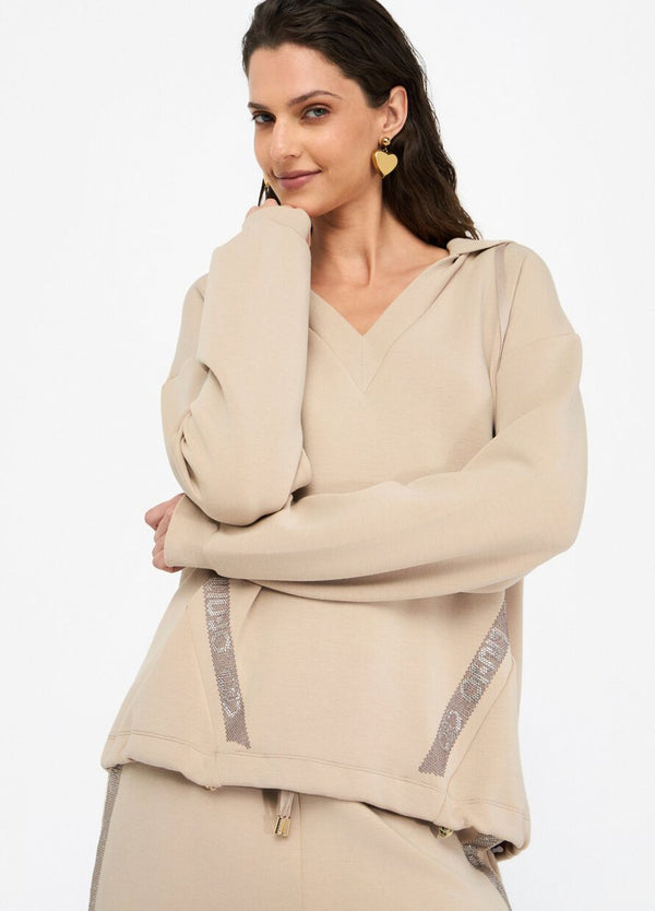 Felpa sweater champagne