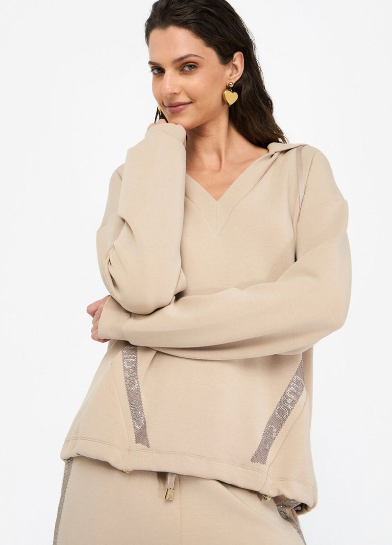 Felpa sweater champagne