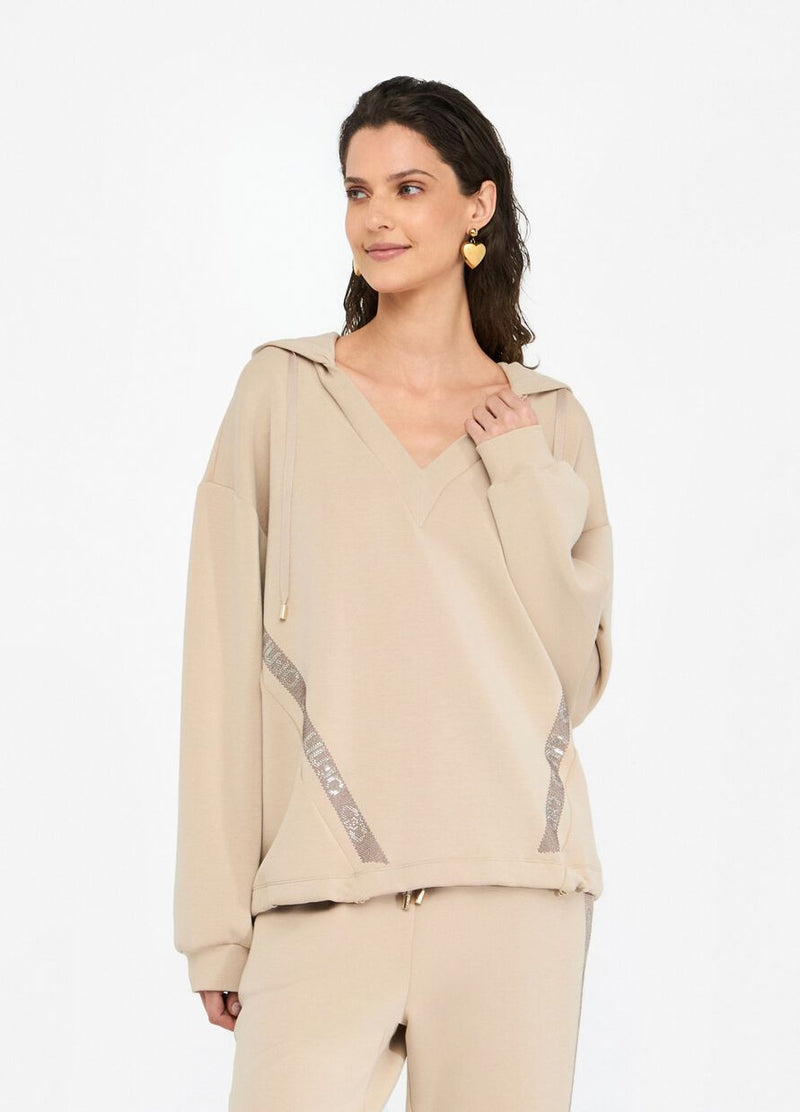 Felpa sweater champagne