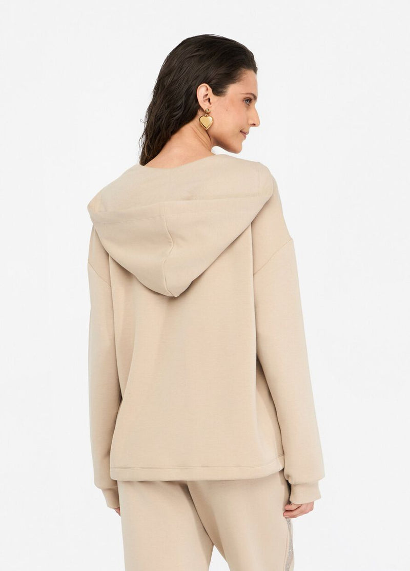 Felpa sweater champagne