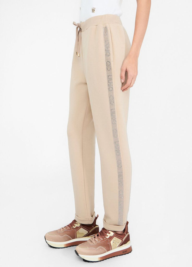 jersey lungo pants champagne