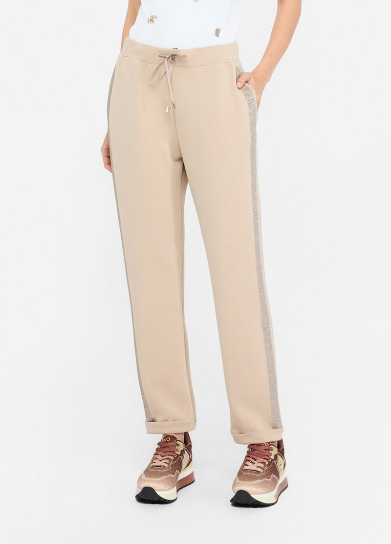 jersey lungo pants champagne