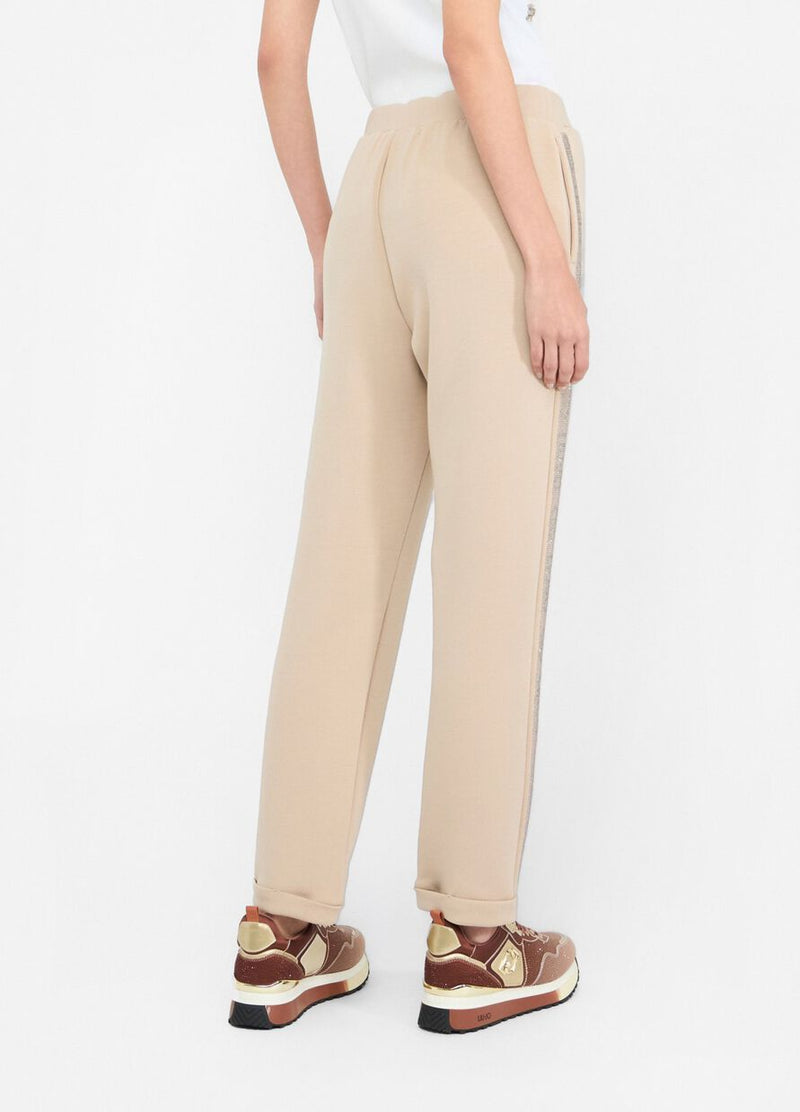 jersey lungo pants champagne