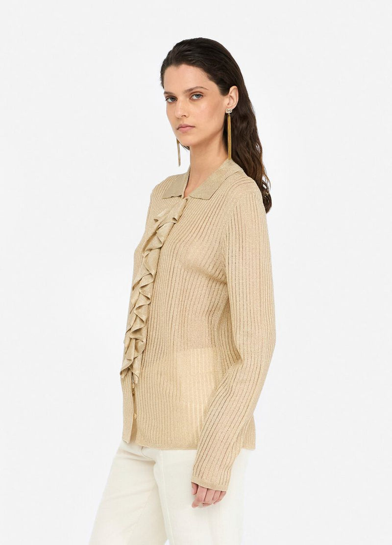 Lurex® knit shirt