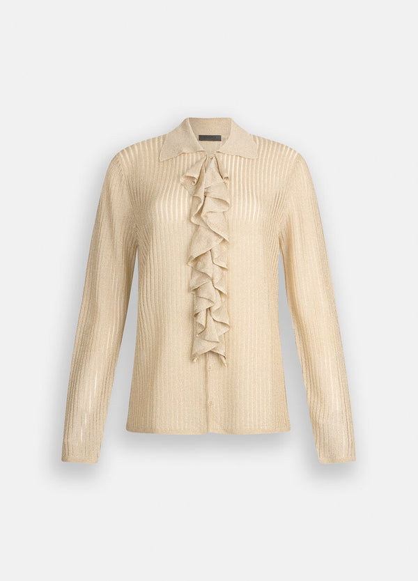 Lurex® knit shirt