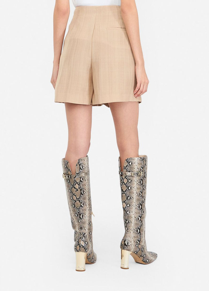 Pleated shorts