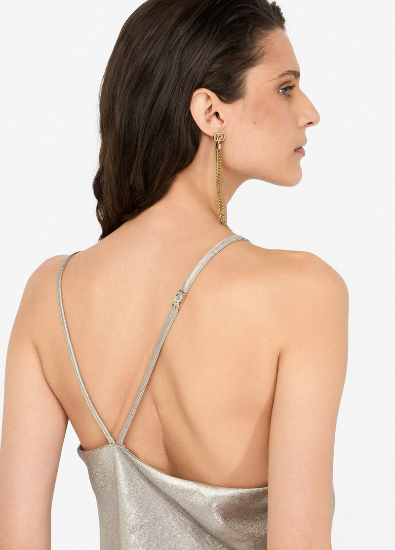 Laminated crepe top