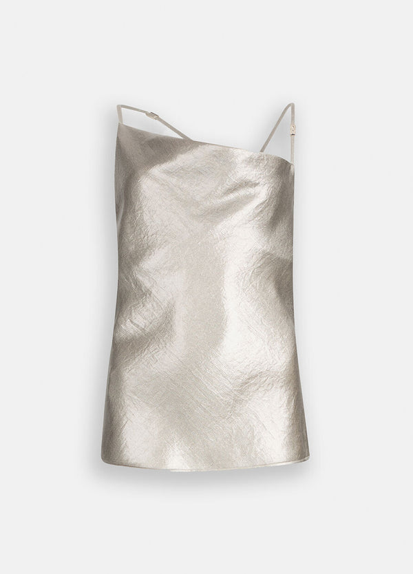 Laminated crepe top