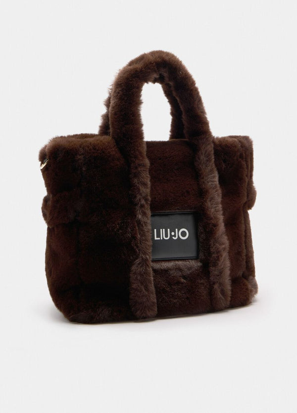 Medium teddy tote bag