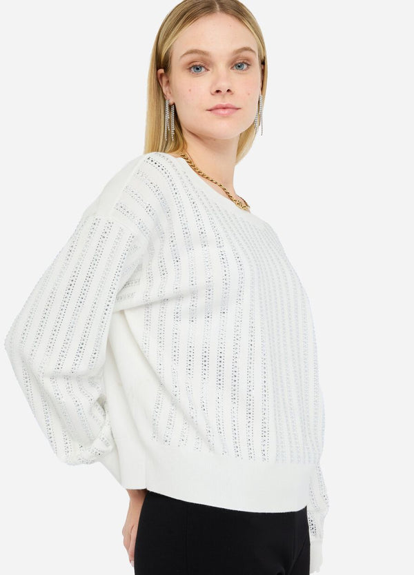 Jumper with gemstones