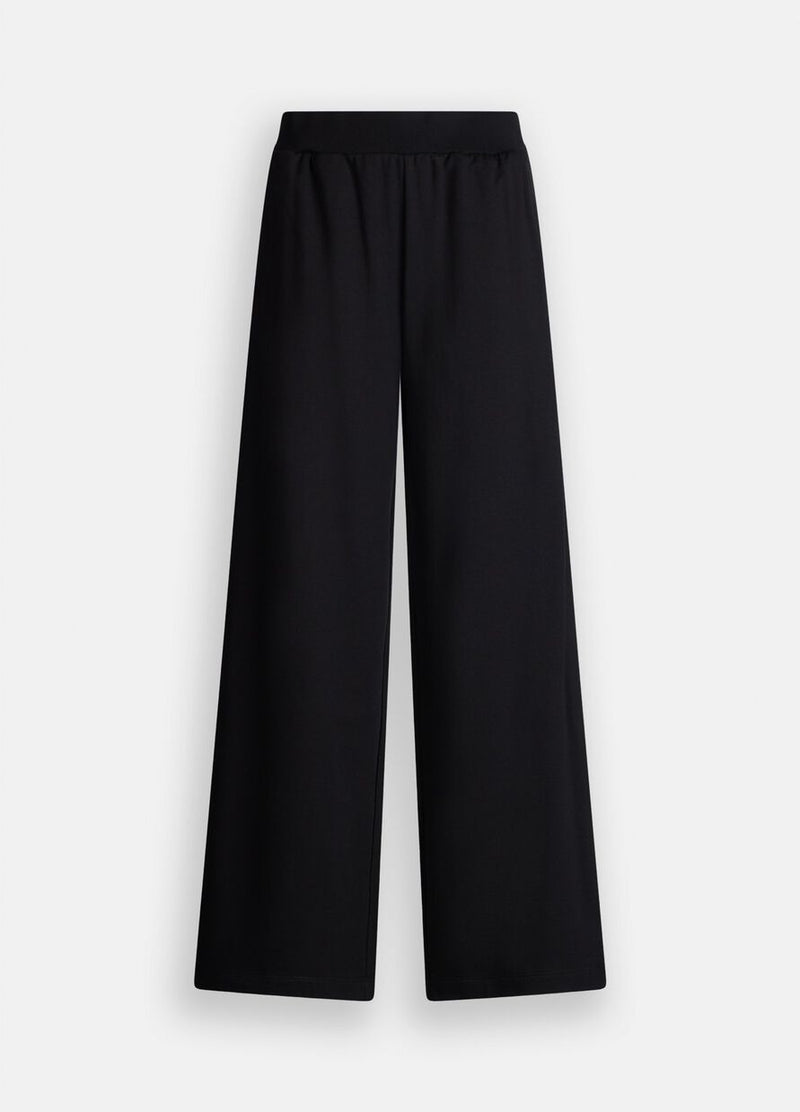 zwarte wide leg jogging