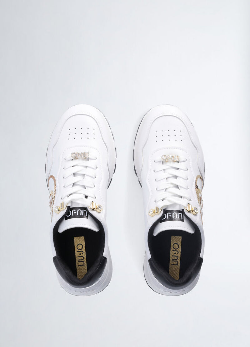 Amazing 20 sneaker white/gold