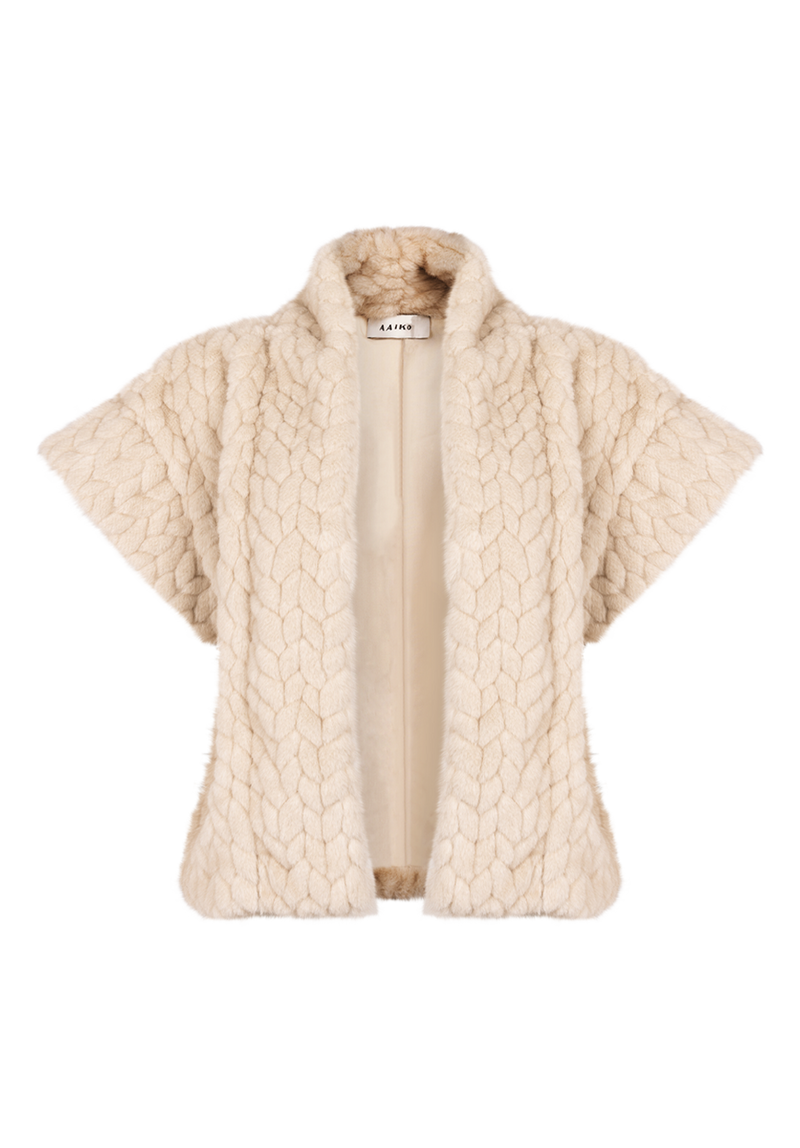 amala faux fur gilet (