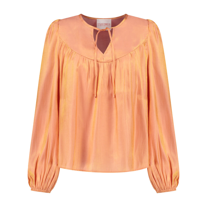 Billie blouse orange