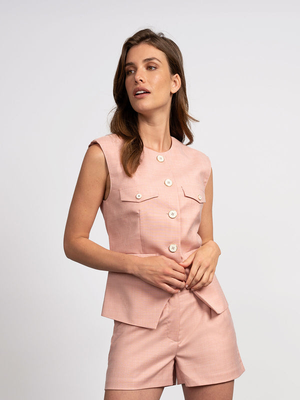 ivette short dust rose