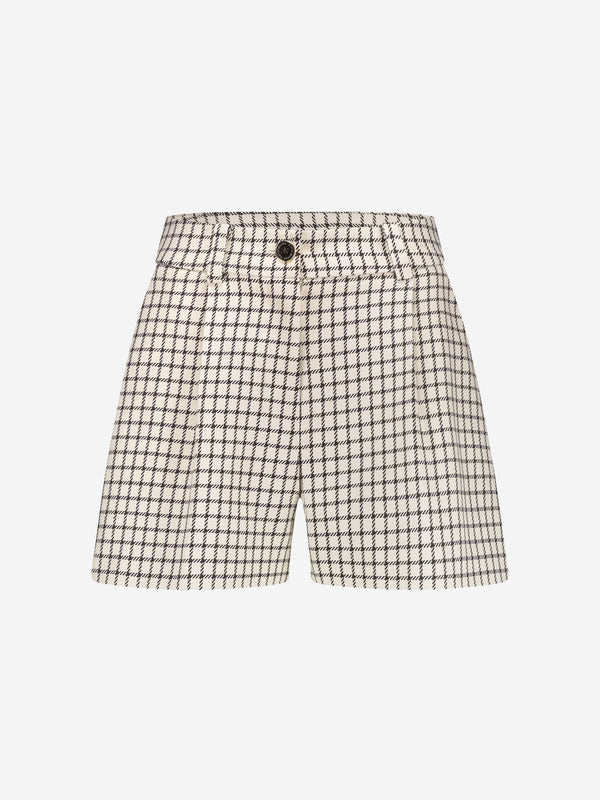 isabella short soft white/black