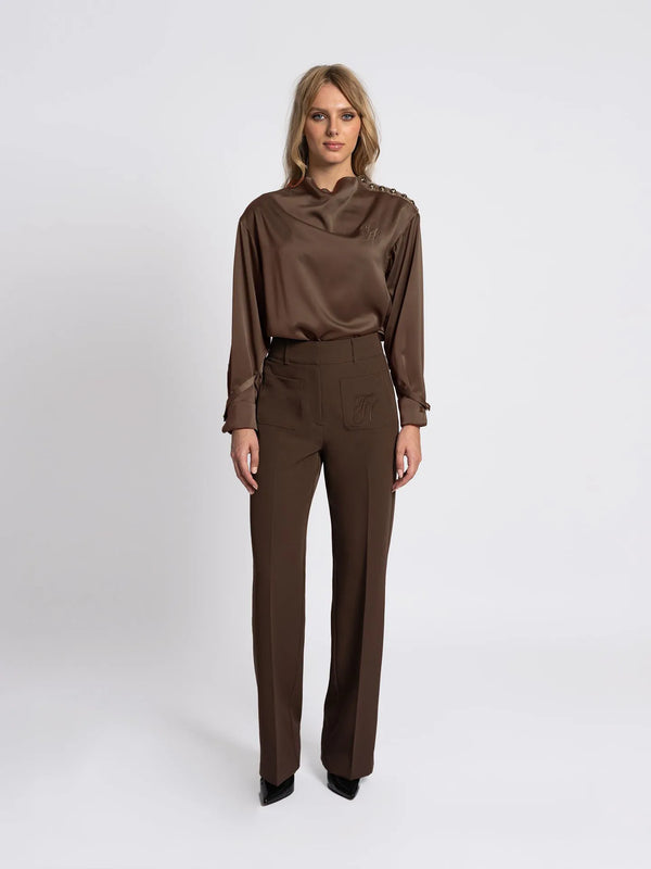 joline high collar chocolate martini