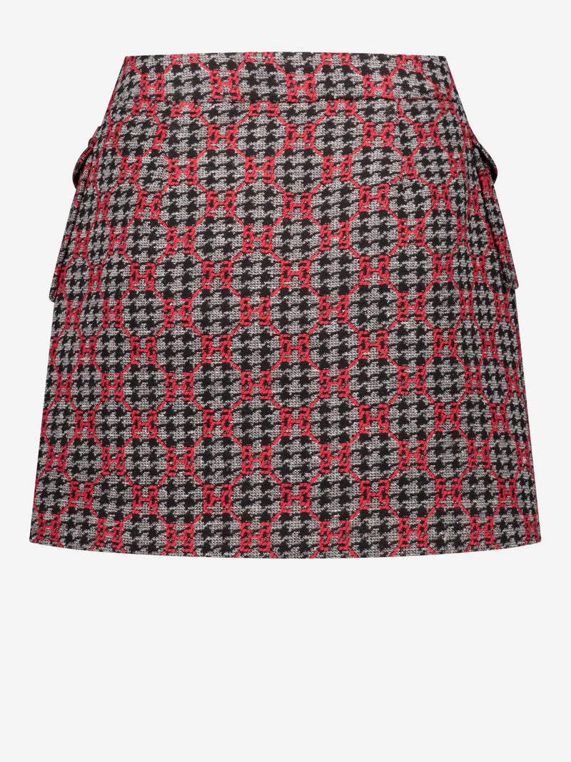 Delphy skirt fab red