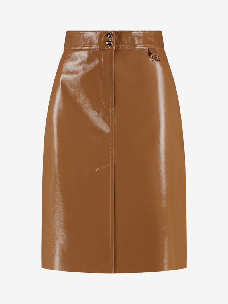 Franklin skirt dark camel